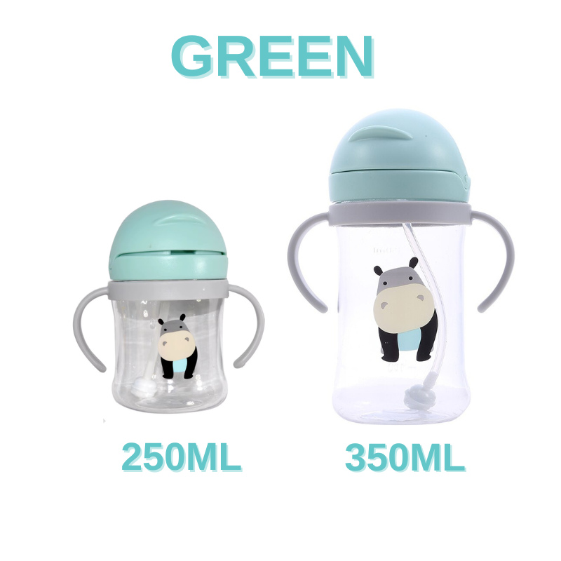 Portable Sippy Cup Baby Training Drinking Cup Children Water Bottle Straw Cup