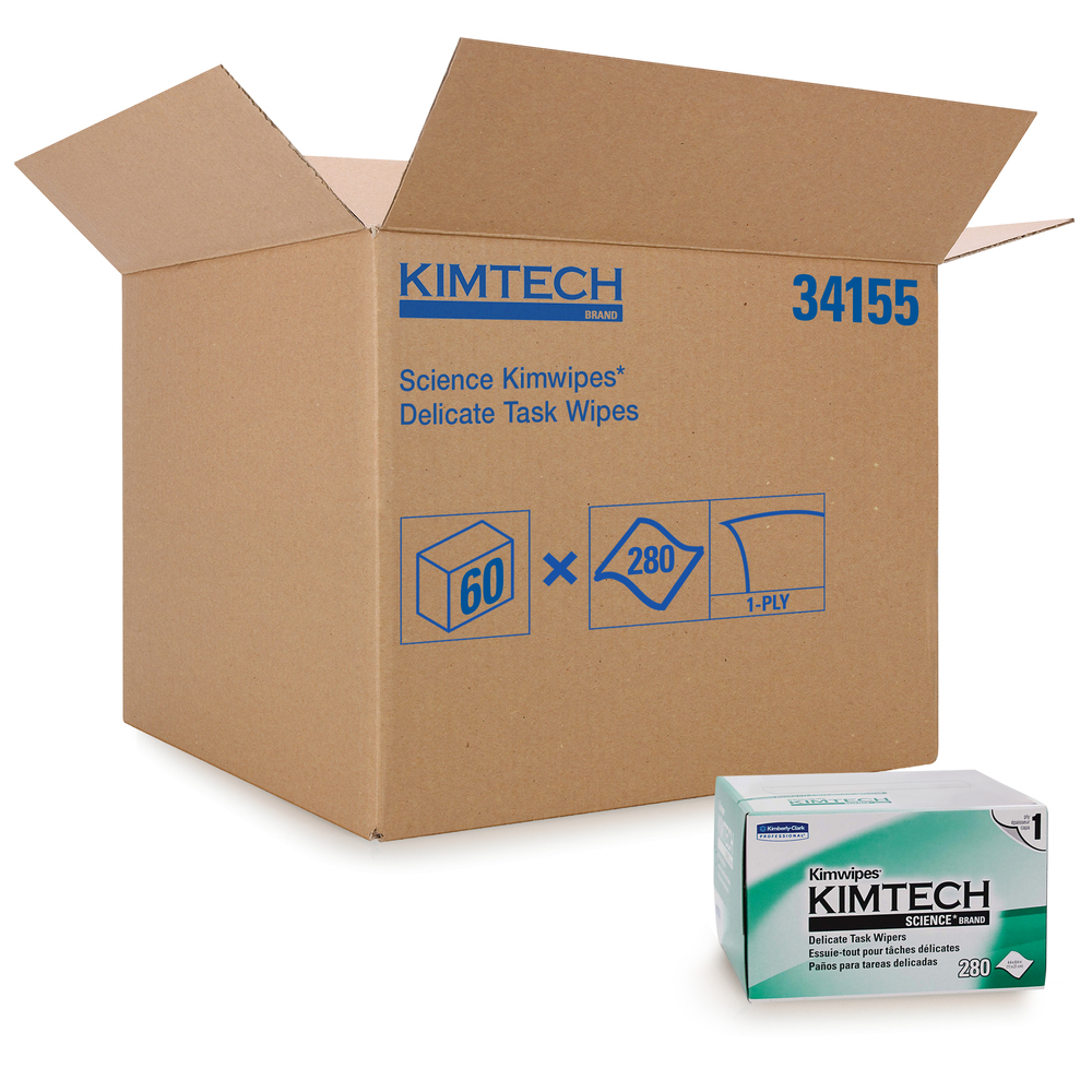 60 Boxes KIM WIPES Original KIMTECH SCIENCE™ KIMWIPES 34155 One Case of ...