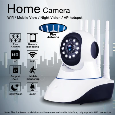V380 Pro CCTV camera Q5 Smart HD 1080P P2P Night Vision IP Camera Wireless security with 2 antenna Baby Monitor Wireless WIFI Network Security Two-Way Audio CCTV camera connect to cellphone