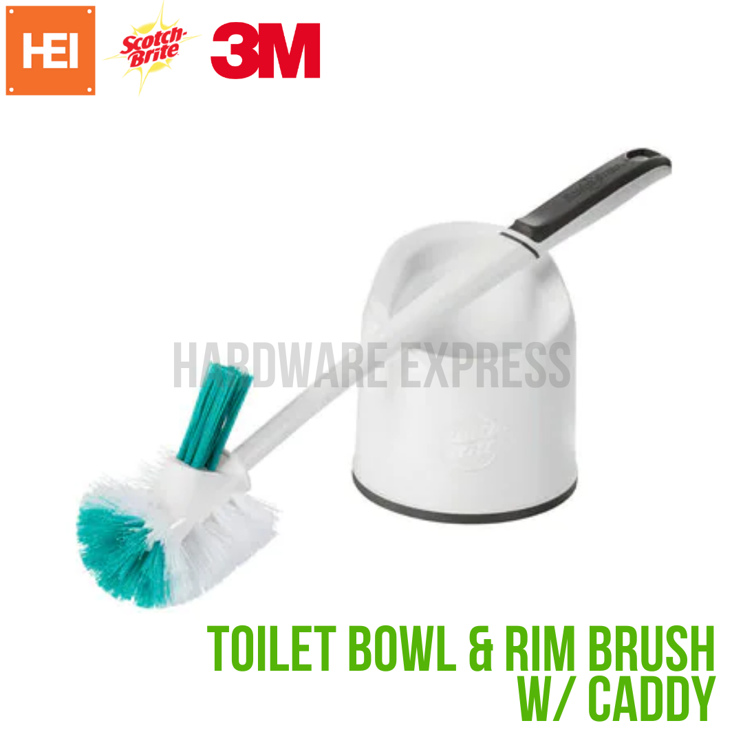 3M Scotch Brite Toilet Bowl & Rim Brush with Caddy Set Lazada PH