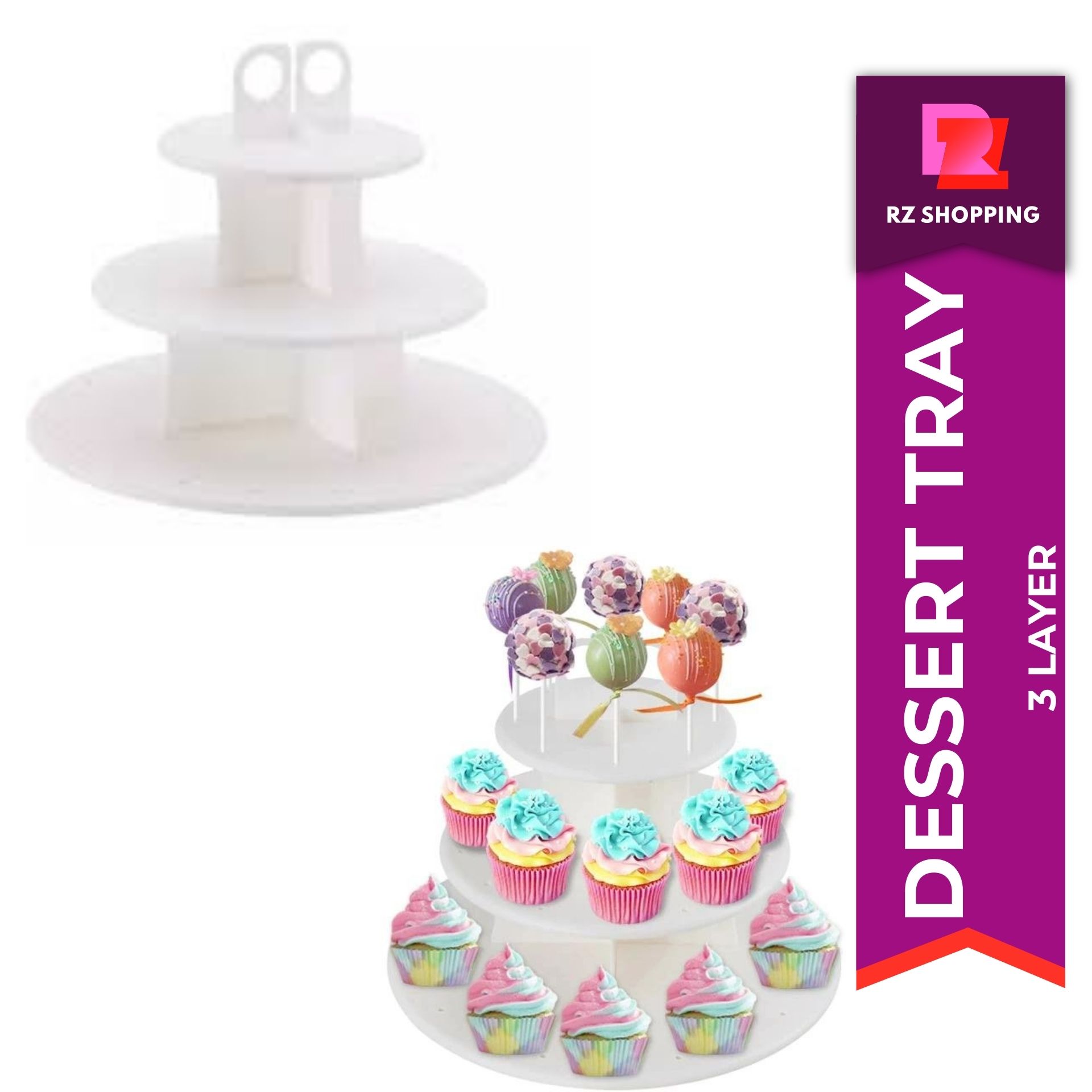 Treats Cake Pop and Cupcake Stand Display Holder Serveware Pastries