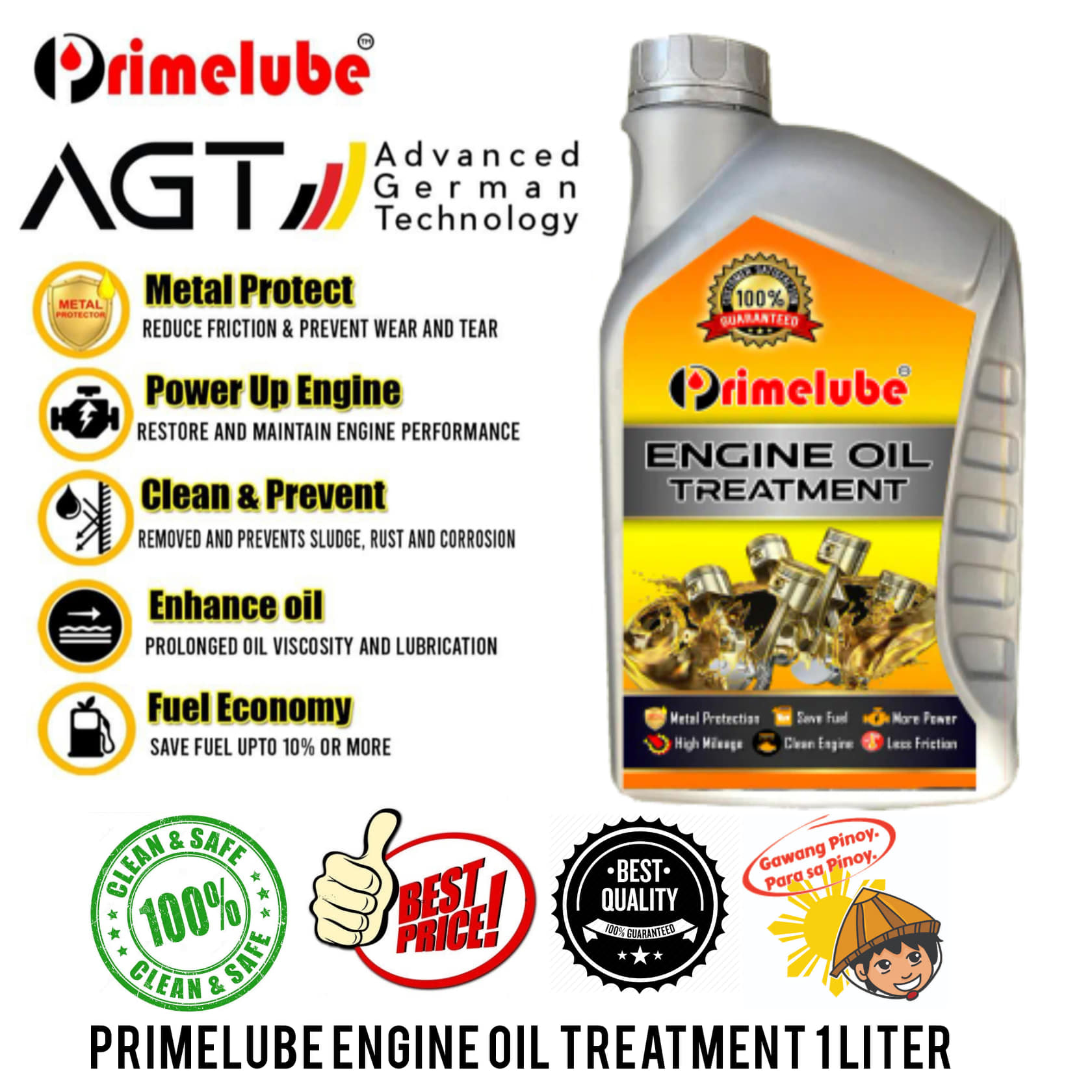 PRIMELUBE ENGINE OIL TREATMENT 1 LITER Lazada PH