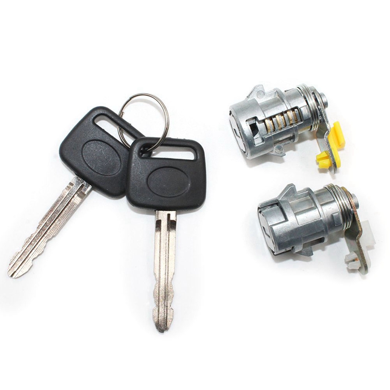 ชุดล็อกประตูพร้อม Key(L & R) 89-95รถปิคอัพ Toyota 89-98 4Runner สำหรับ Toyota ประตูล็อคคีย์69051-35030