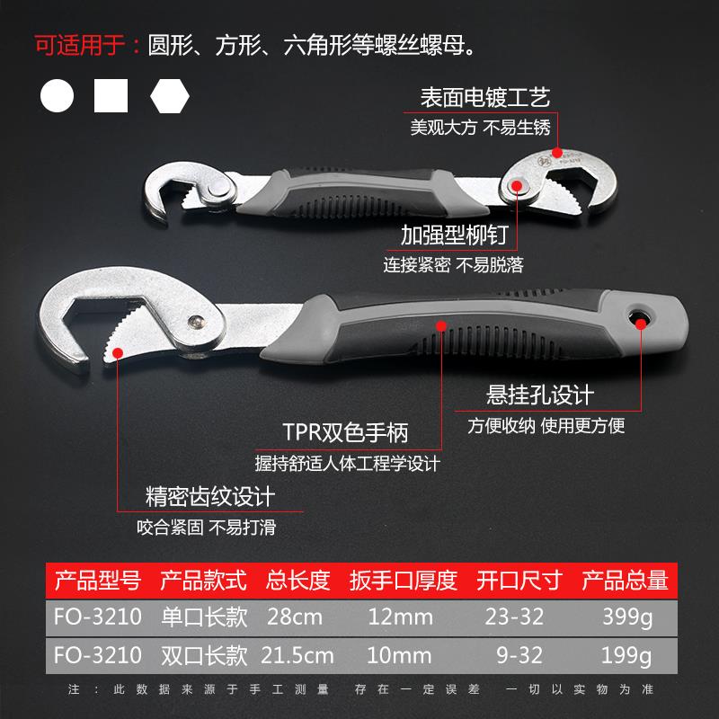 . Japanese brand tool wrench multifunctional German style universal