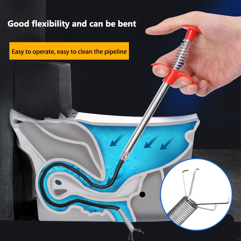 61.5cm Flexible Sink Claw Pick Up Kitchen Cleaning Tools Pipeline