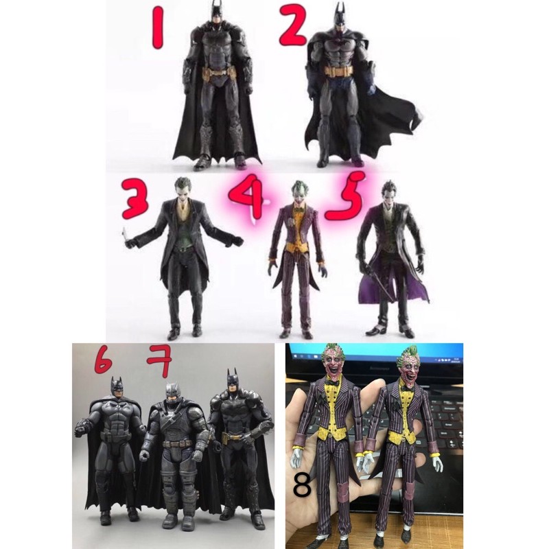 Batman And Joker 6inch Loose Action Figure