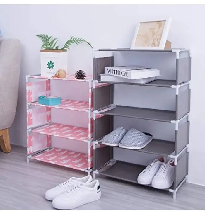 4 Layer Cloth Shoe Rack Organizer Ramdom Design Lazada Ph