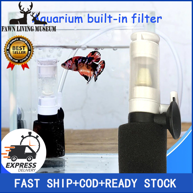 Aquarium Water Filter External Mini Filter Small Pneumatic Filter