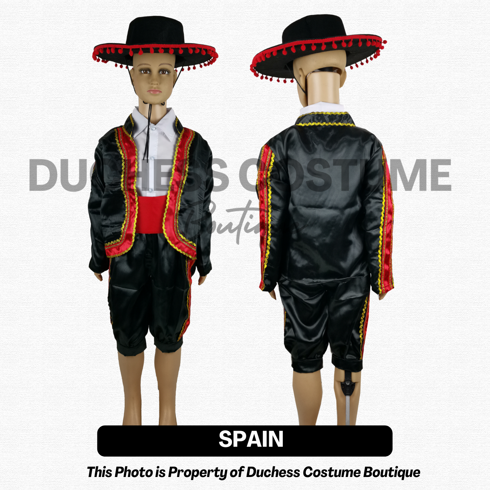 SPAIN ARGENTINA MEXICO United Nations Costume UN Costume Boy