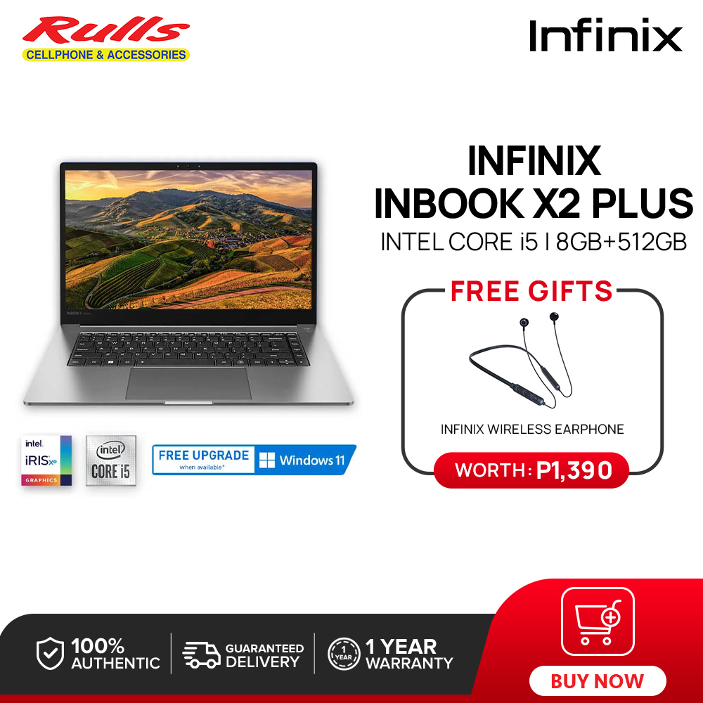 infinix inbook x2 plus i5