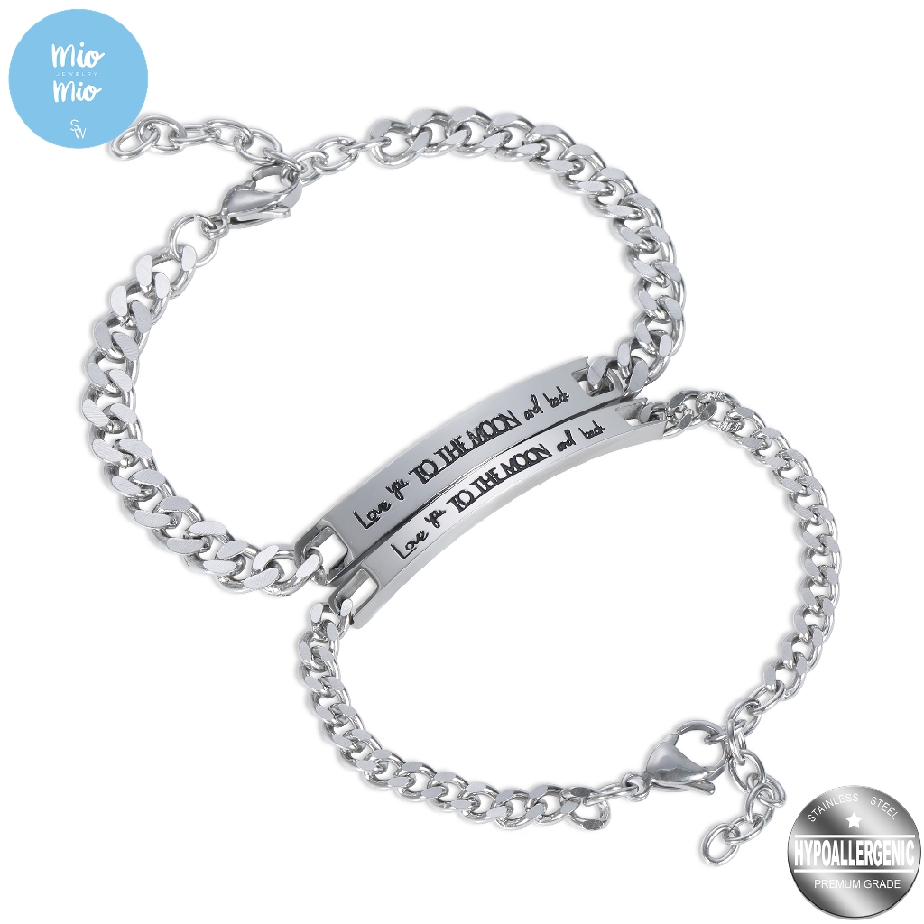 Unisilver couple store bracelet