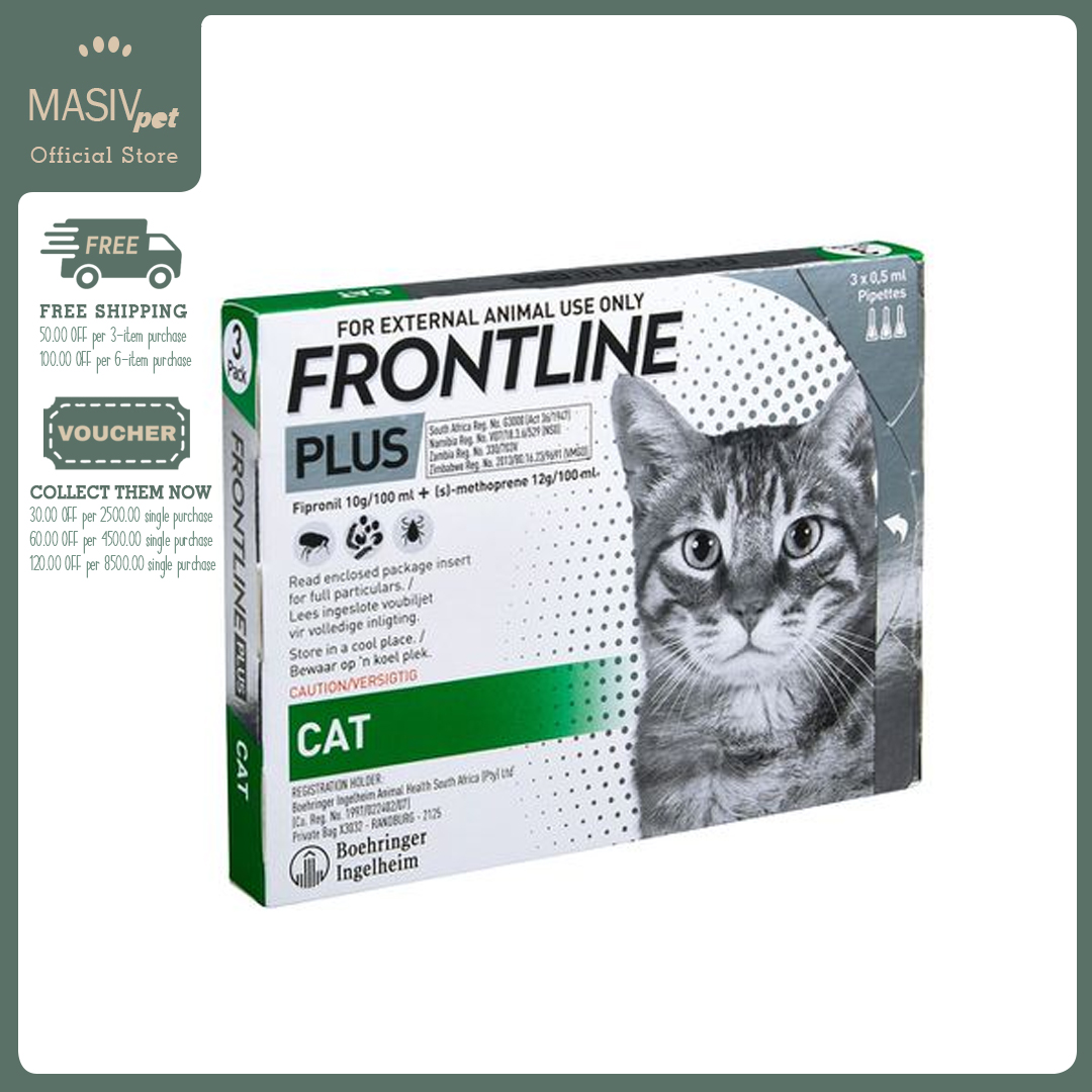 Frontline Spot-on Plus For Cat | 3 x 0.50ml | Feline | Lazada PH