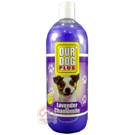 Our Dog Plus Lavender and Chamomile Dog Shampoo 1000ML Natural