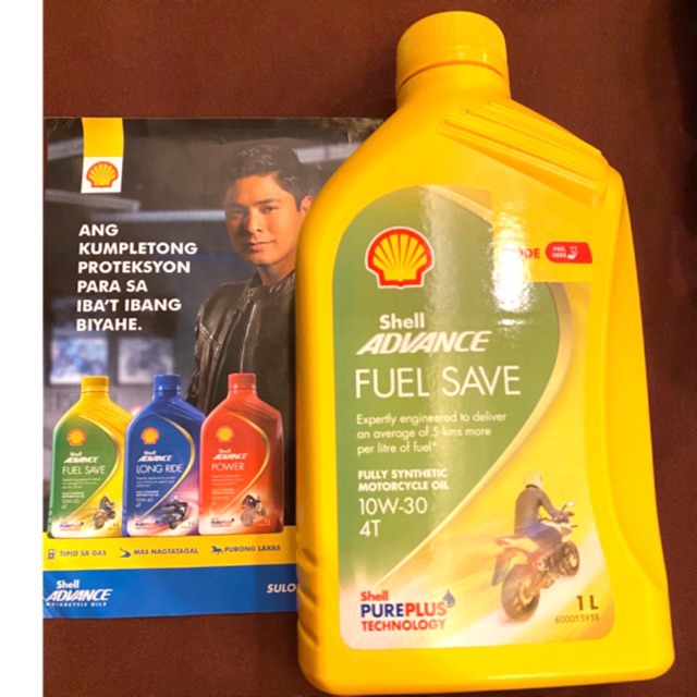 Shell Advance Fully Synthetic Fuel Save 4T 10w30 (1 Liter) | Lazada PH