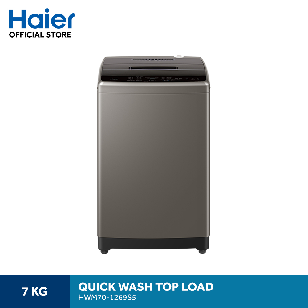 Haier HWM701269S5 7kg Quick Wash Fully Automatic Top Load Washing
