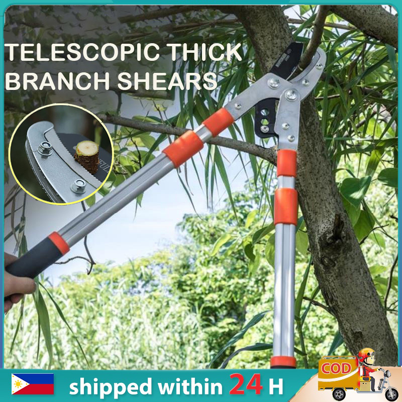 Heavy Duty Branch Cutter Retractable Garden Scissors High Altitude
