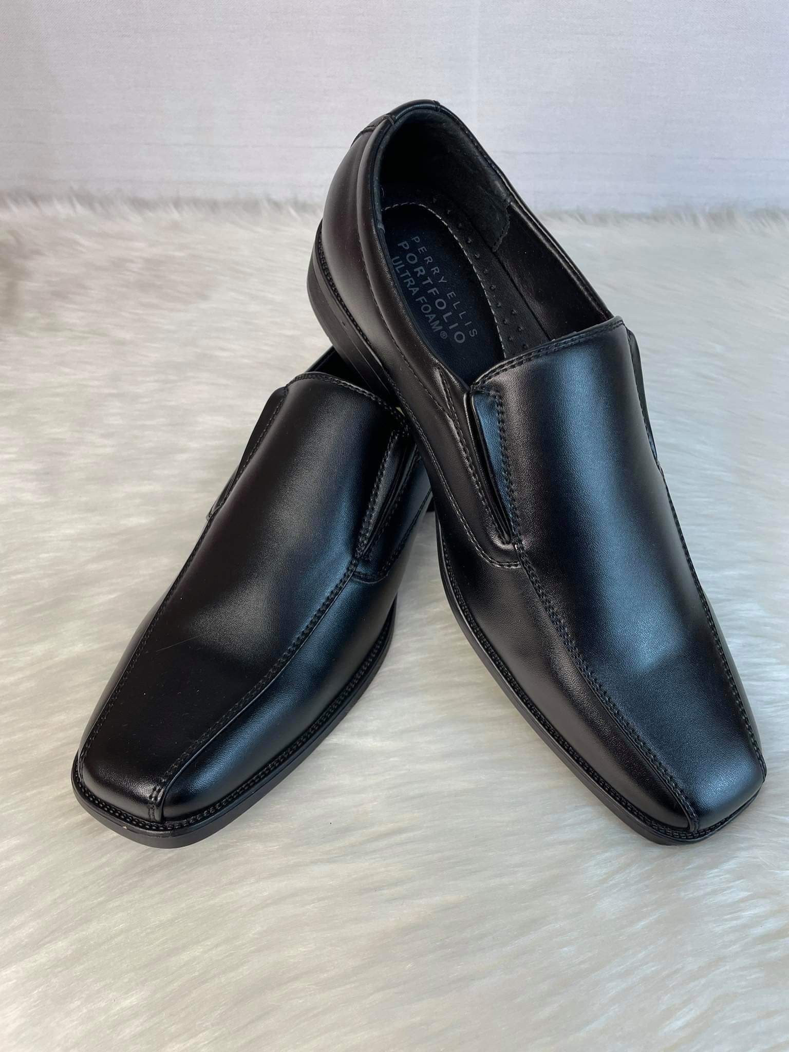 Perry Ellis Portfolio Black Shoes | Lazada PH
