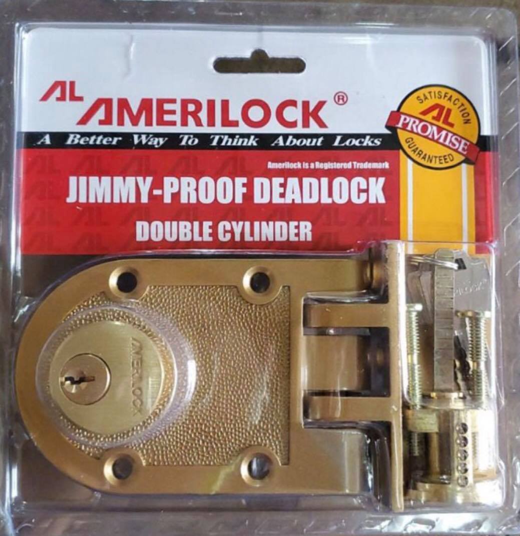 AMERILOCK Jimmy Proof Deadlock for Gate Single Cylinder/ Double