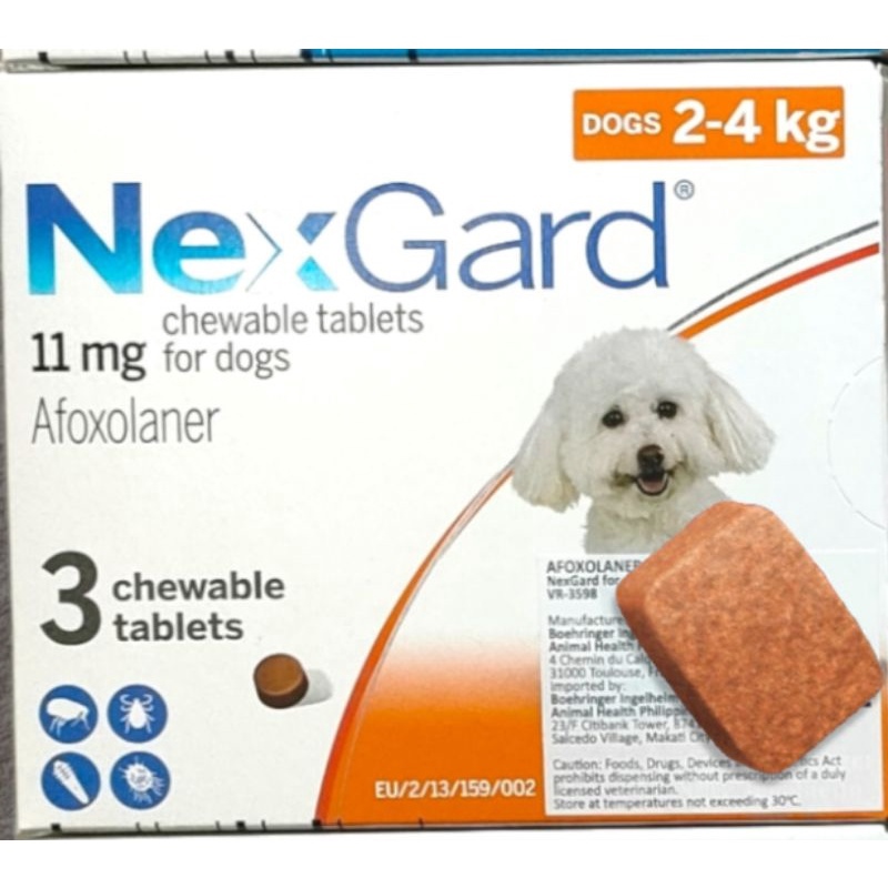 Nexgard /Nexgard Spectra Chewable 1 TABLET ONLY( Free STICKER ) | Lazada PH