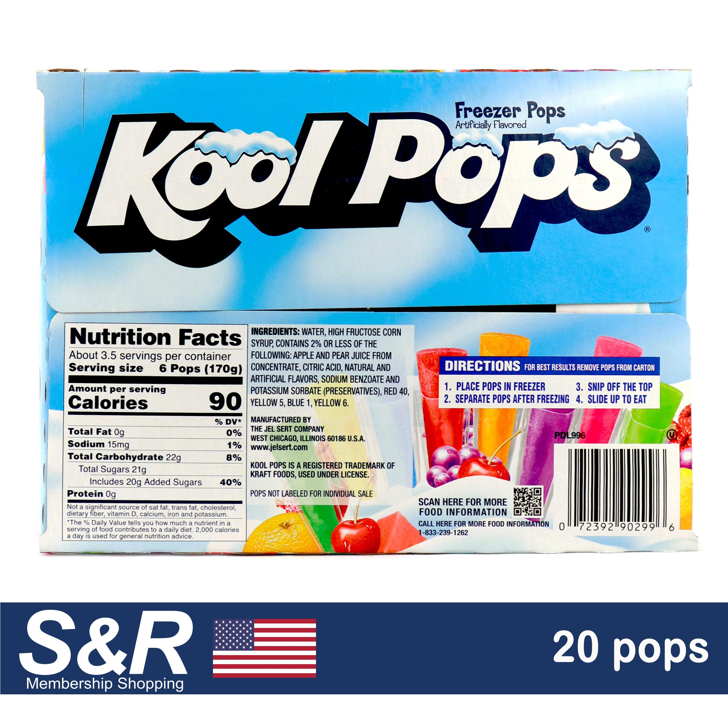 Kool Pops Freezer Pops 20 pcs review and price