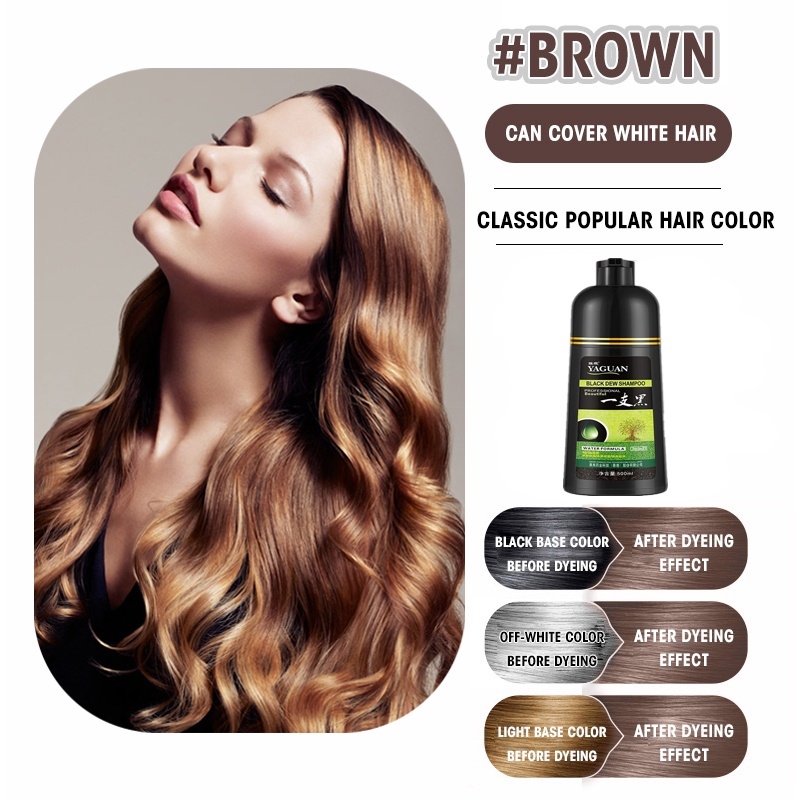 Korea yaguan Black Hair Shampoo Effective White Hair Turns to Black