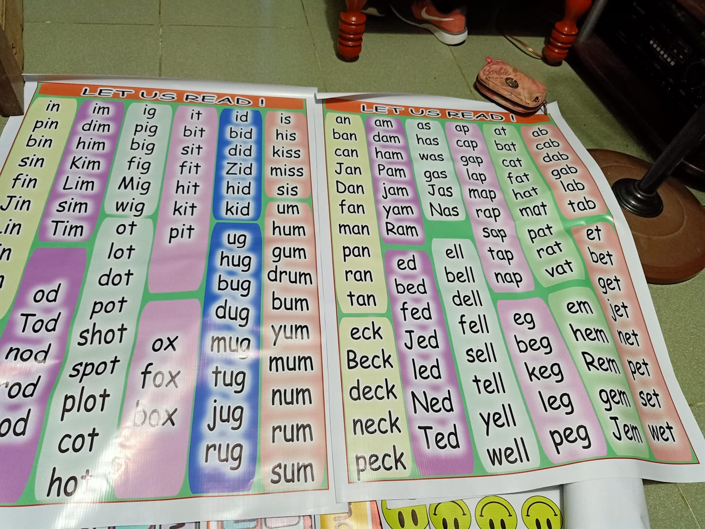 Let Us Read CVC Words Tarpaulin | Classroom Decors | Tarpaulin ...