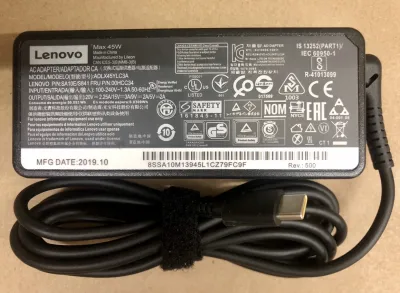 Lenovo ThinkPad Laptop Charger Adapter 45W USB-C Type C for ThinkPad X1 YOGA910 A285 Type 20MW 20MX ADLX45YLC3A 4X20M26252 00HM664