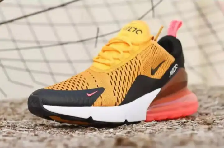 nike 270 black yellow
