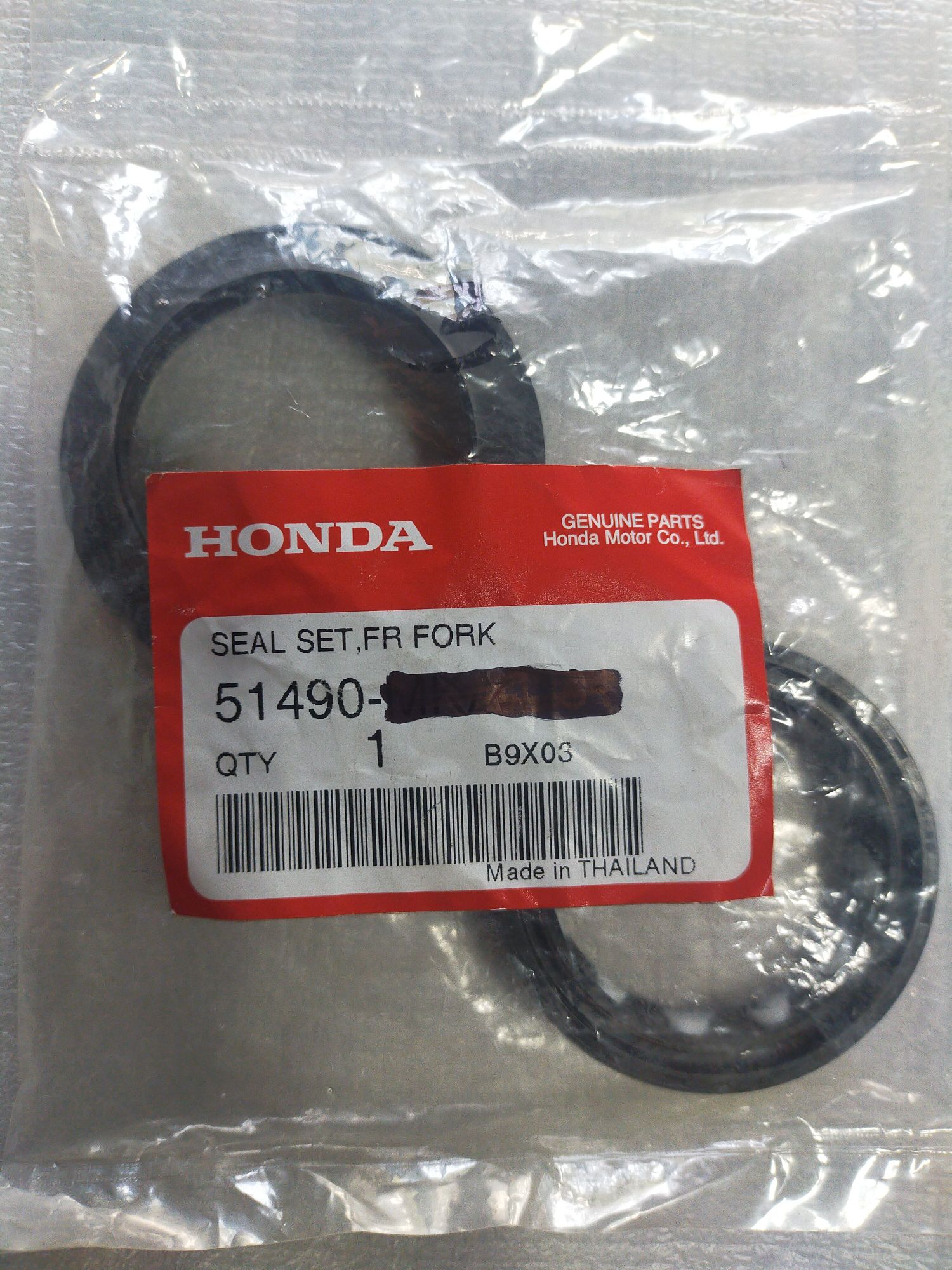 HONDA X-ADV 750 CB500X 2022 CB650 CB1100 FORK SEAL SET 51490-MKA-D81 ...