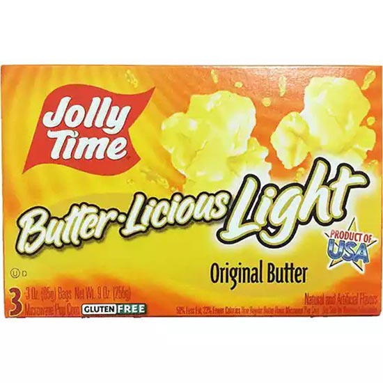Jolly Time ButterLicious Light Microwave Popcorn 255g USA Lazada PH