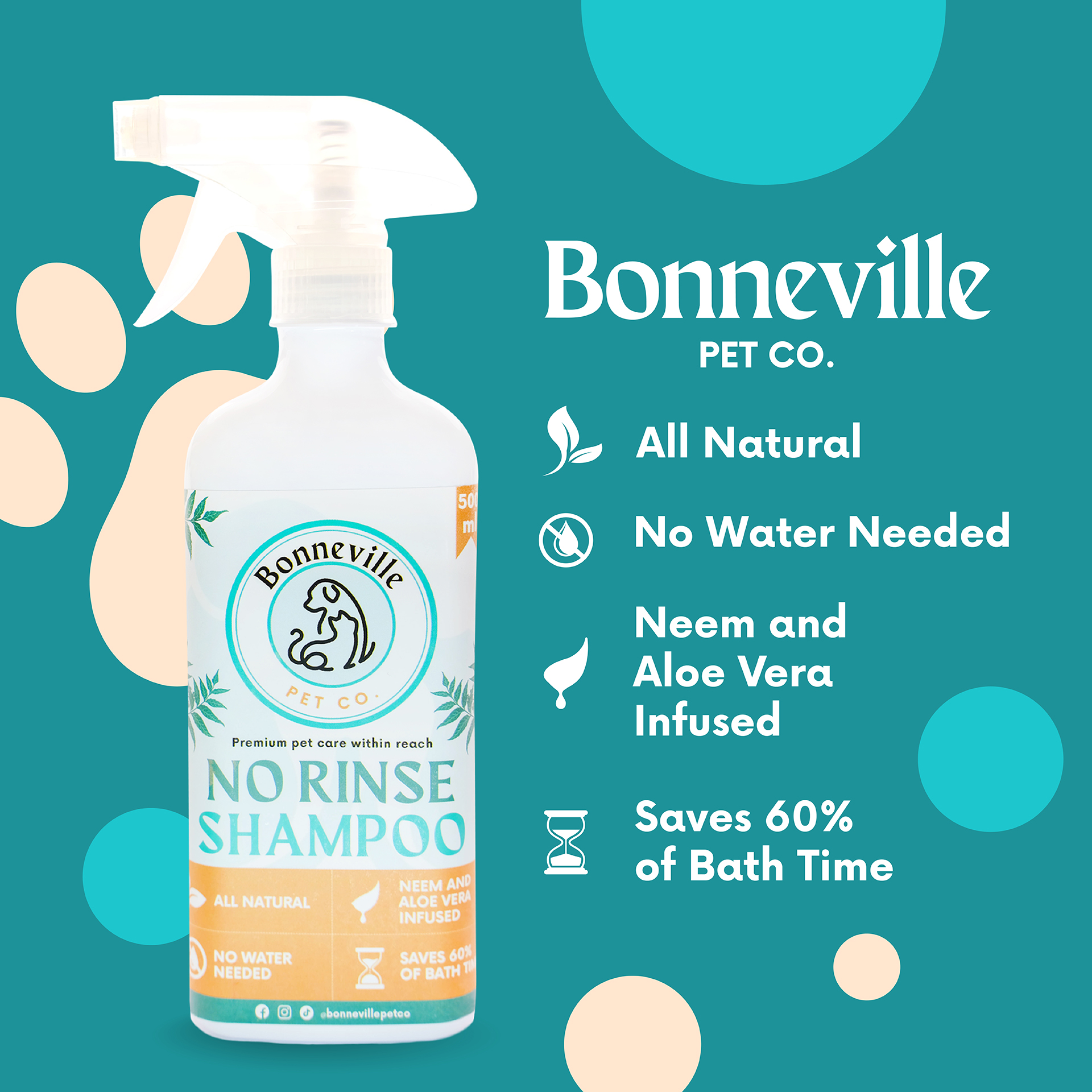 Bonneville No Rinse Shampoo Lazada PH