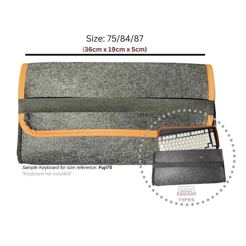Mechanical Keyboard Bag / Soft Case for 60 65 75 TKL Full Size