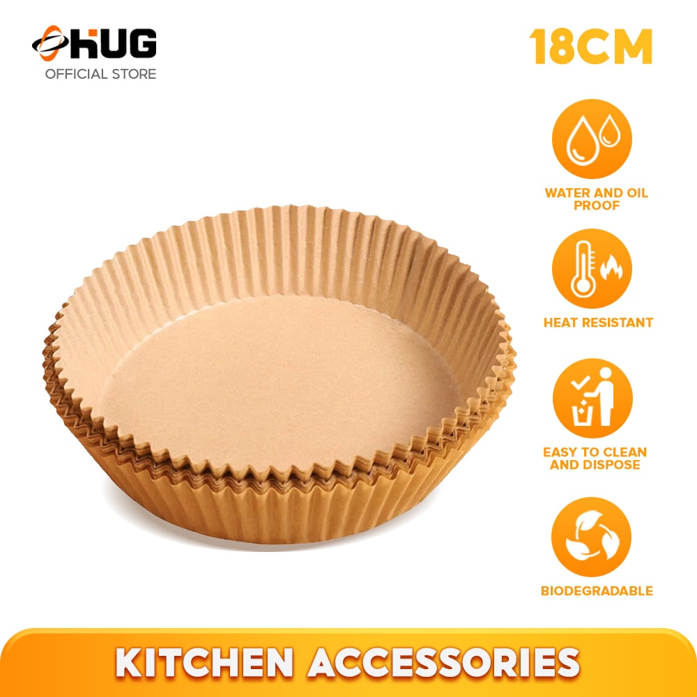 Air Fryer Paper Liners NonStick Disposable Paper Oilproof Parchment