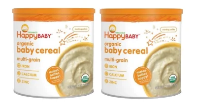 Happy Baby Organic Multigrain Baby Cereal Set of 2
