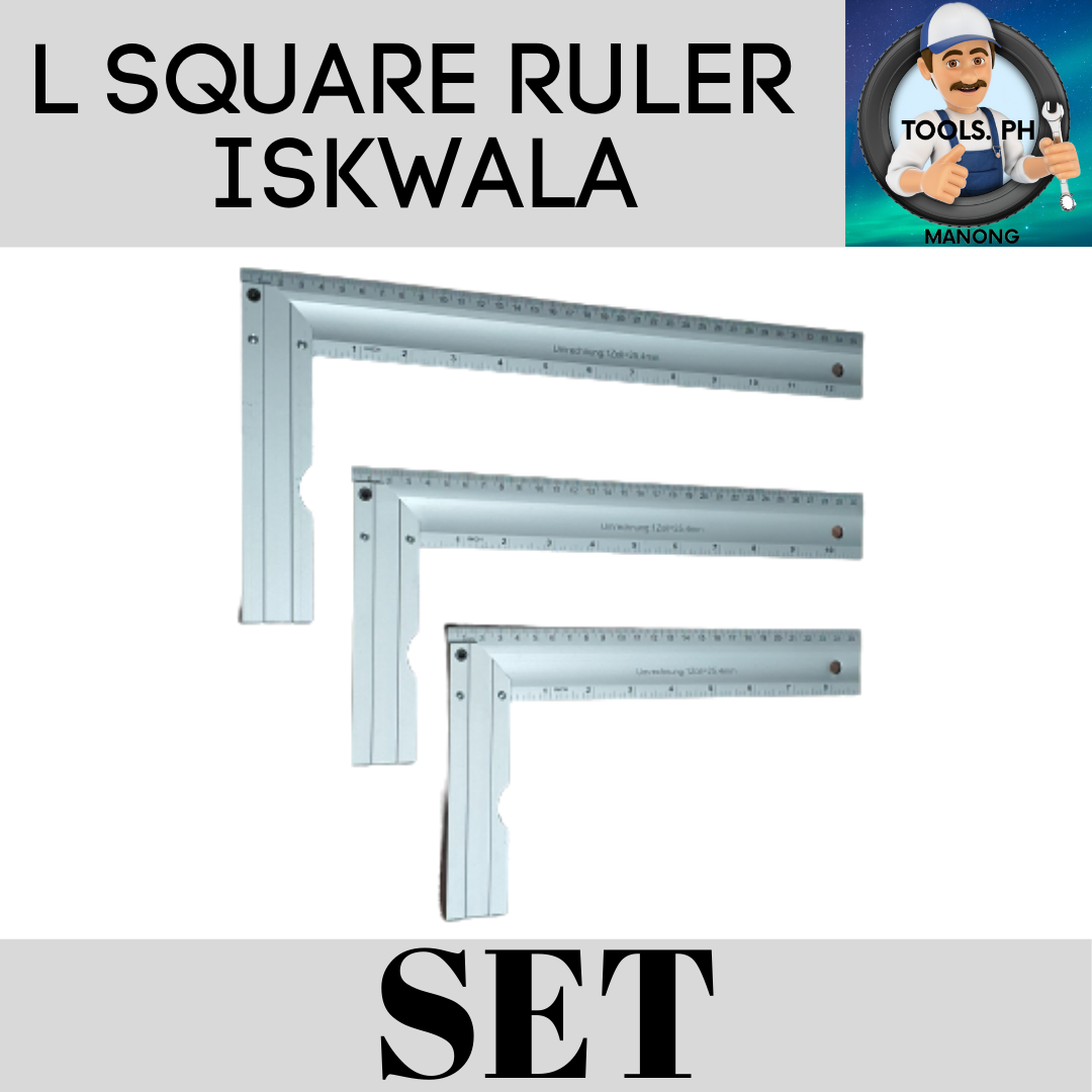 Business01 L Square Ruler Aluminum Iskwala 4 Variation 8