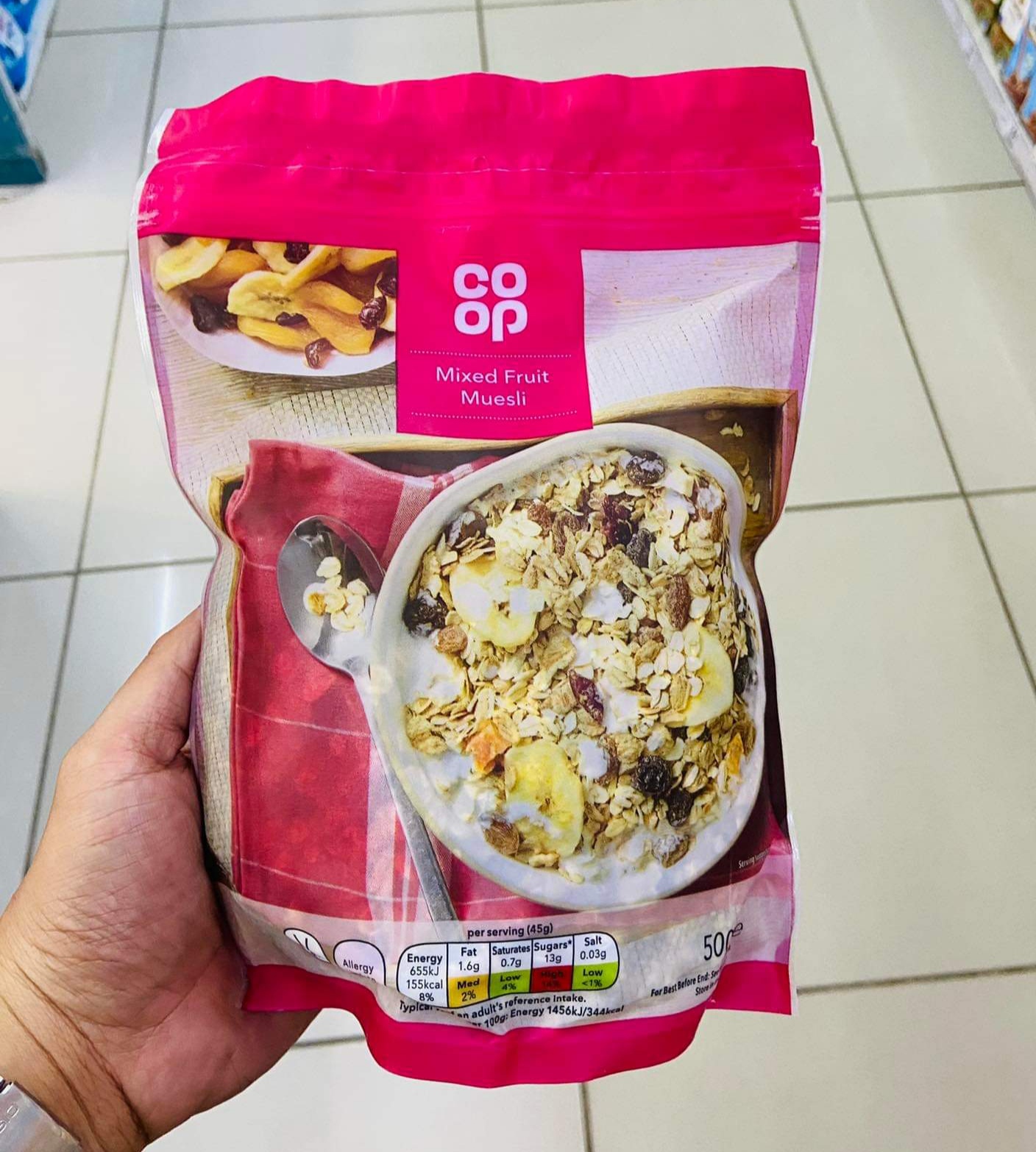 Coop Mixed Fruit Muesli 500g ️ Lazada PH