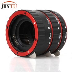 Jintu Màu Đỏ kim loại TTL Macro AF tự động lấy nét Ống mở rộng tự động Bộ AF DG cho tất cả Canon EOS EF / EF-S SLR DSLR Ống kính ccra