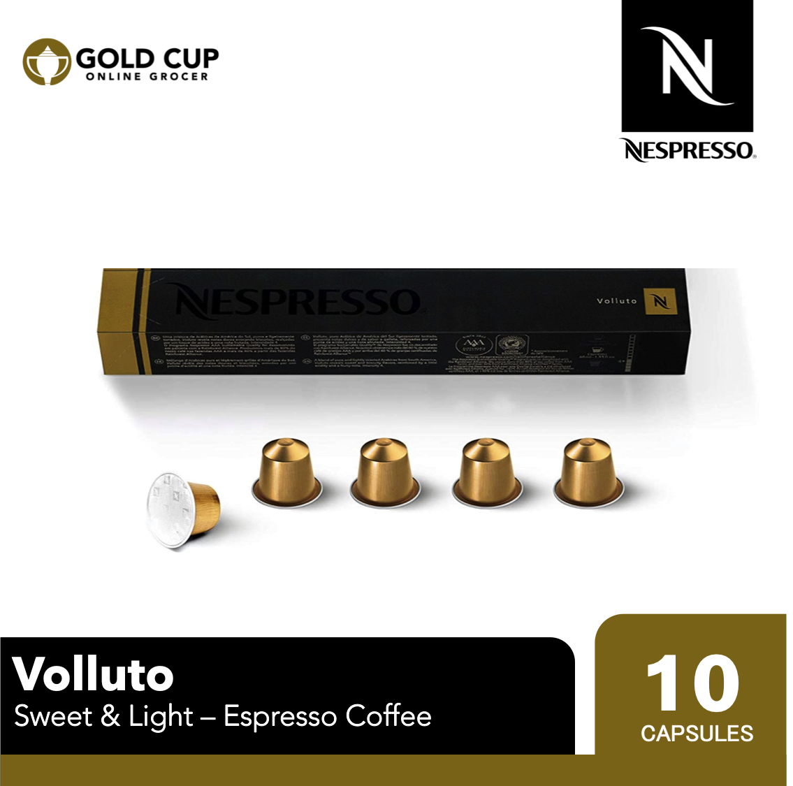 10 Capsule Nespresso Volluto