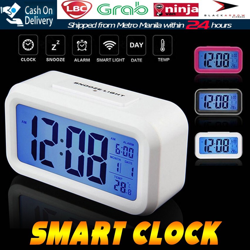 Led Digital Electronic Alarm Clock Back Light With Calendar Lazada PH