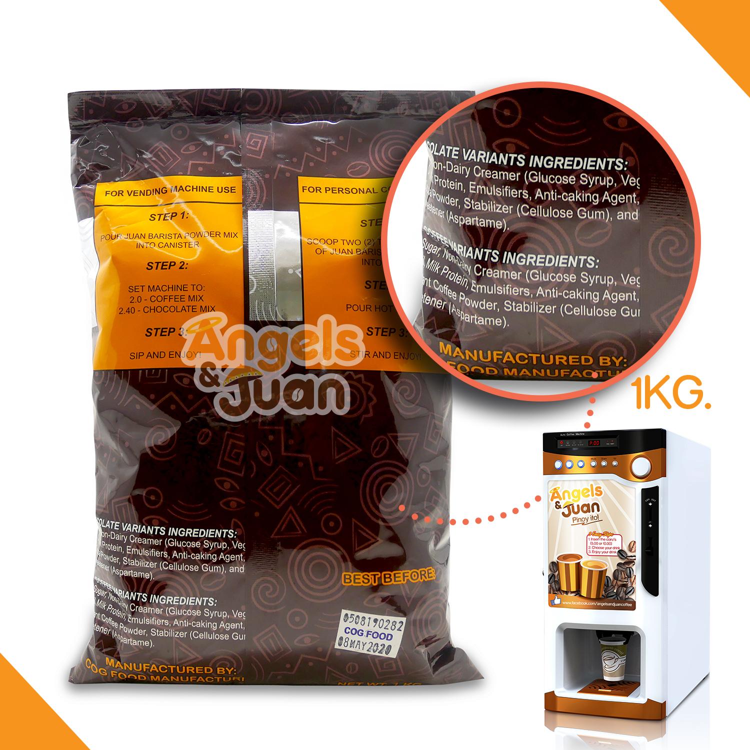 Juan Barista Coffee Powder HOT CHOCOLATE 1KG review and price