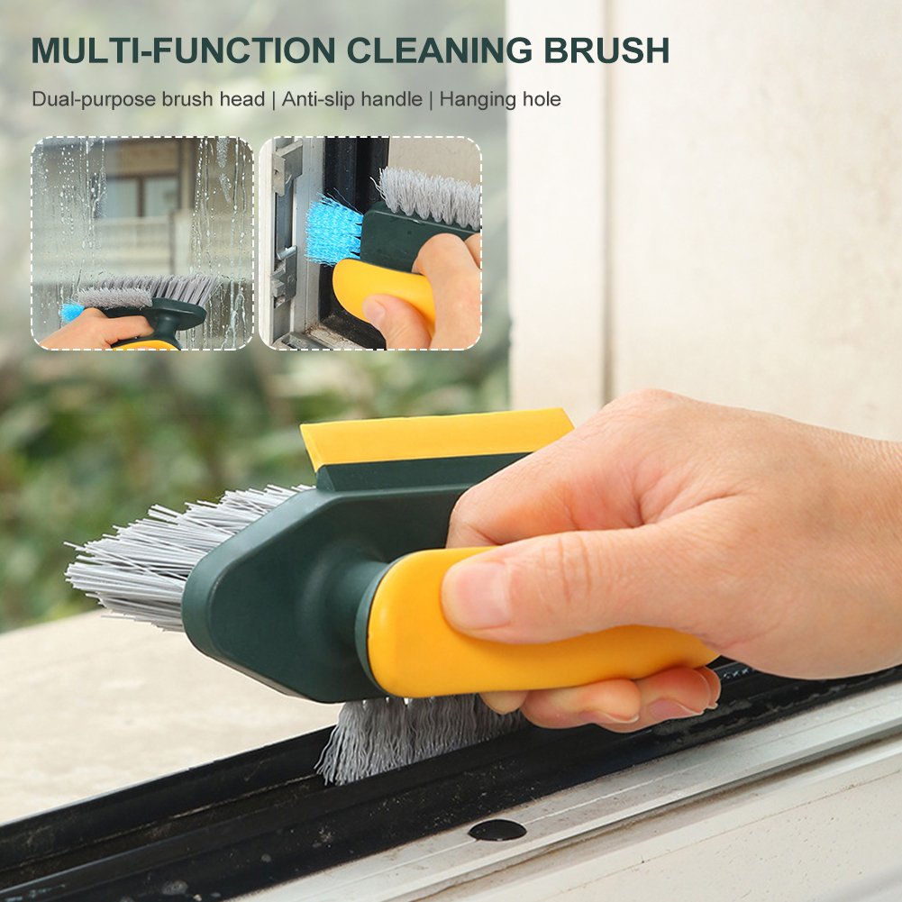 1 Multifunctional Floor Seam Brush, Clip Hair Window Cleaning Brush,  Bathroom Cleaning Brush, Groove Cleaning Brush, Joint Brush For Wall Tiles  And Window Frames, Bathroom Accessories - Temu