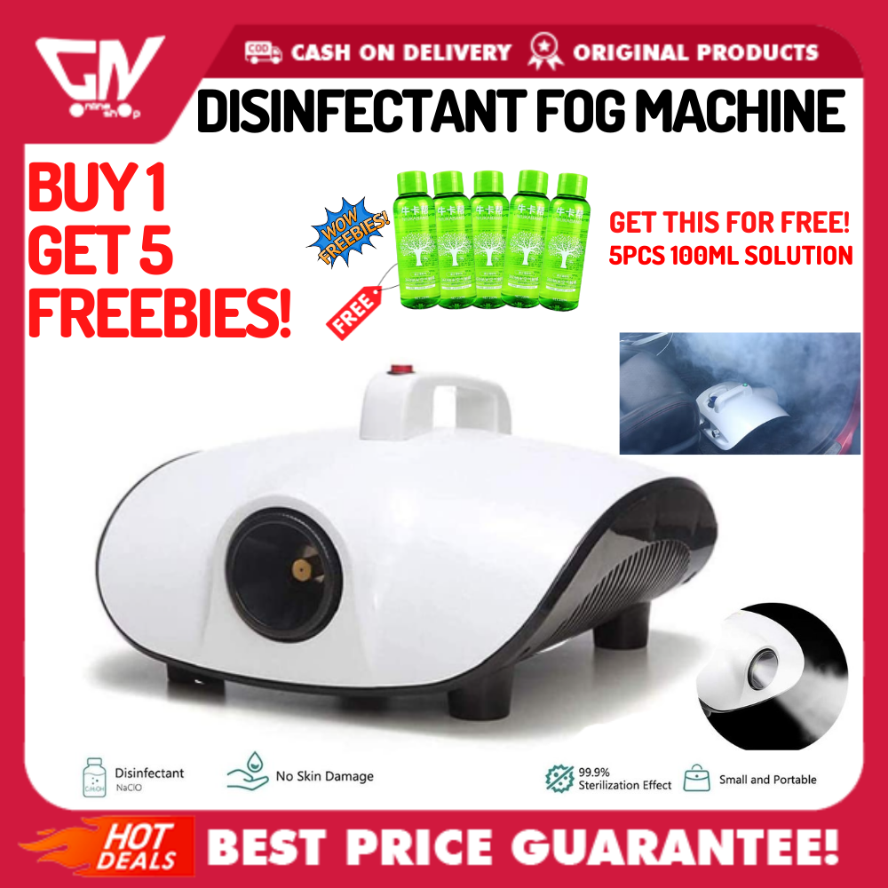 New!! Disinfectant Fog Machine, Disinfectant Sprayer w/ FREE 500ML