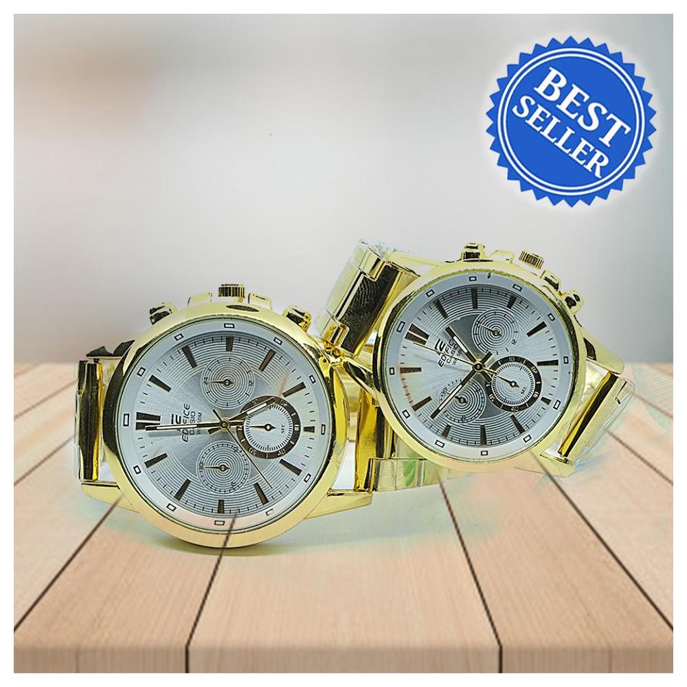 Casio Edifice Silver Dial Stainless 