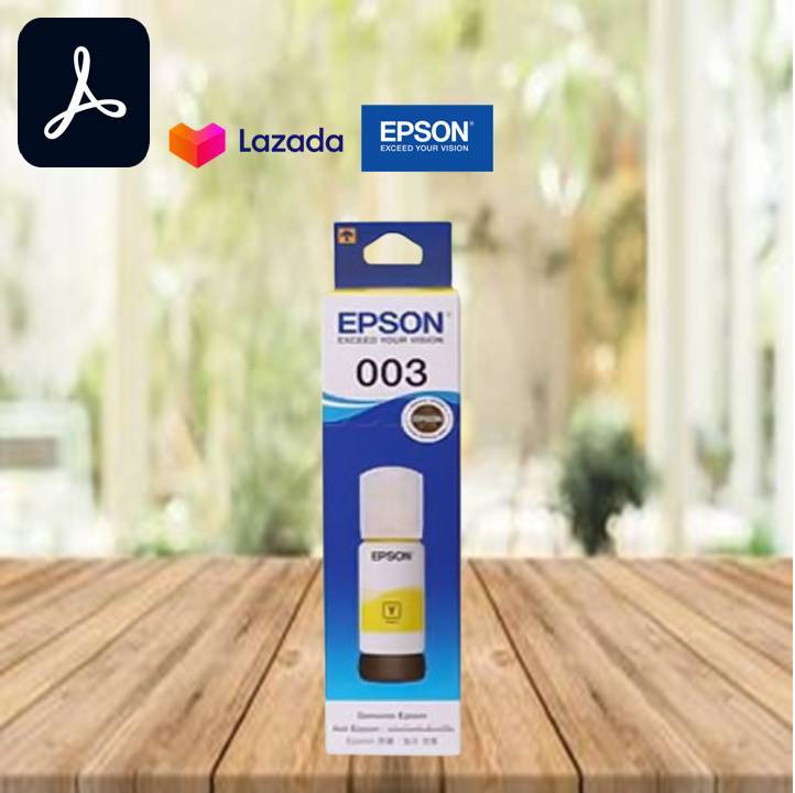 Epson 003 Yellow Original Ink Bottle C13t00v400 Lazada Ph 5903