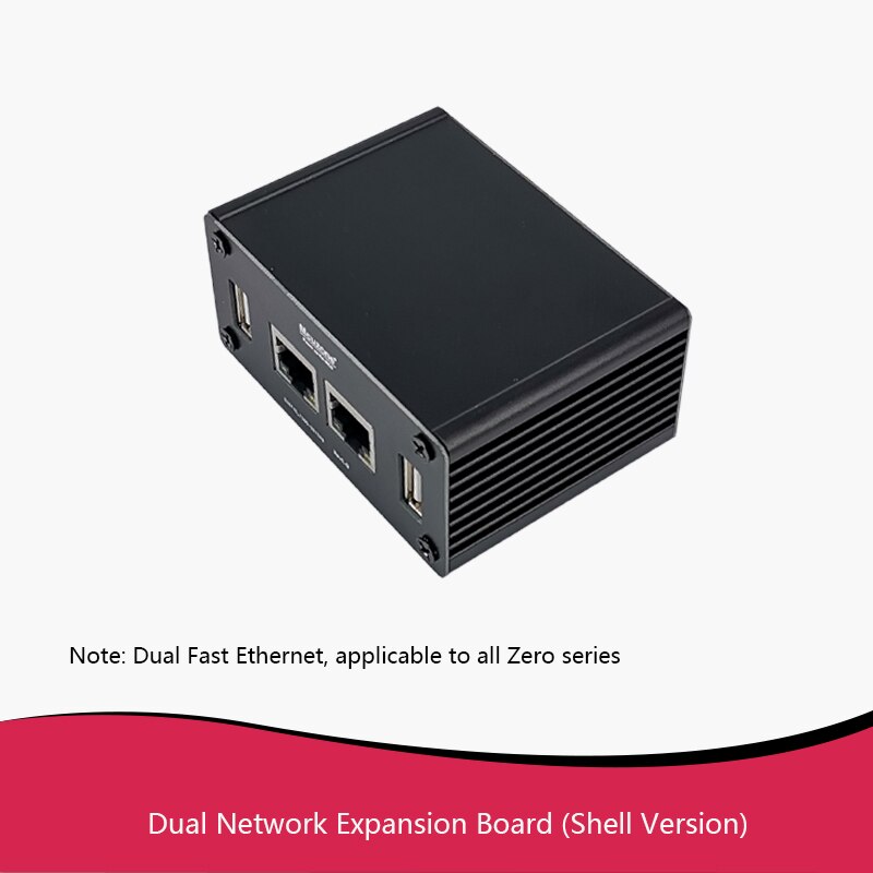 Raspberry Pi Zero/W/WH Dual Network Expansion Board Zero 2W transitions to Gigabit single network and Ethernet in 3B form