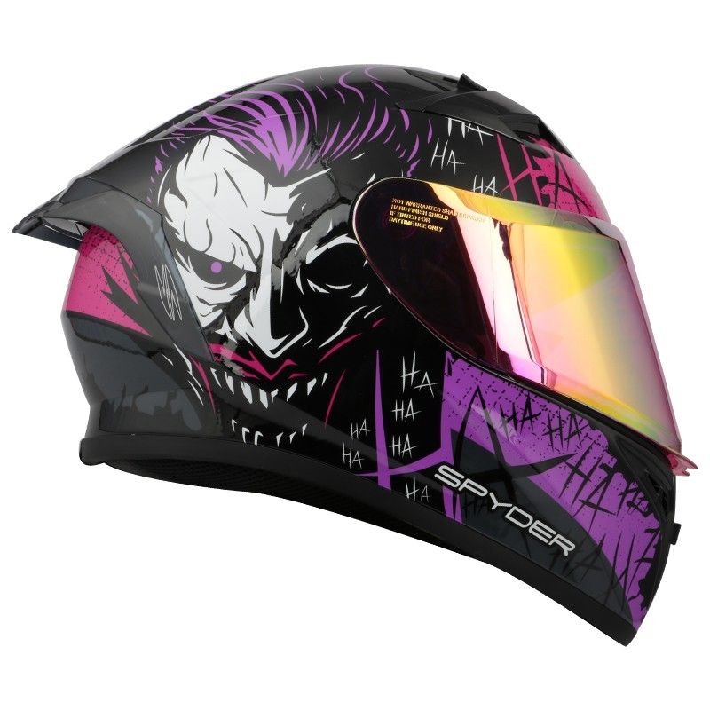Spyder Joker Helmet Price Spyder Joker Helmet Harley Quinn Helmet