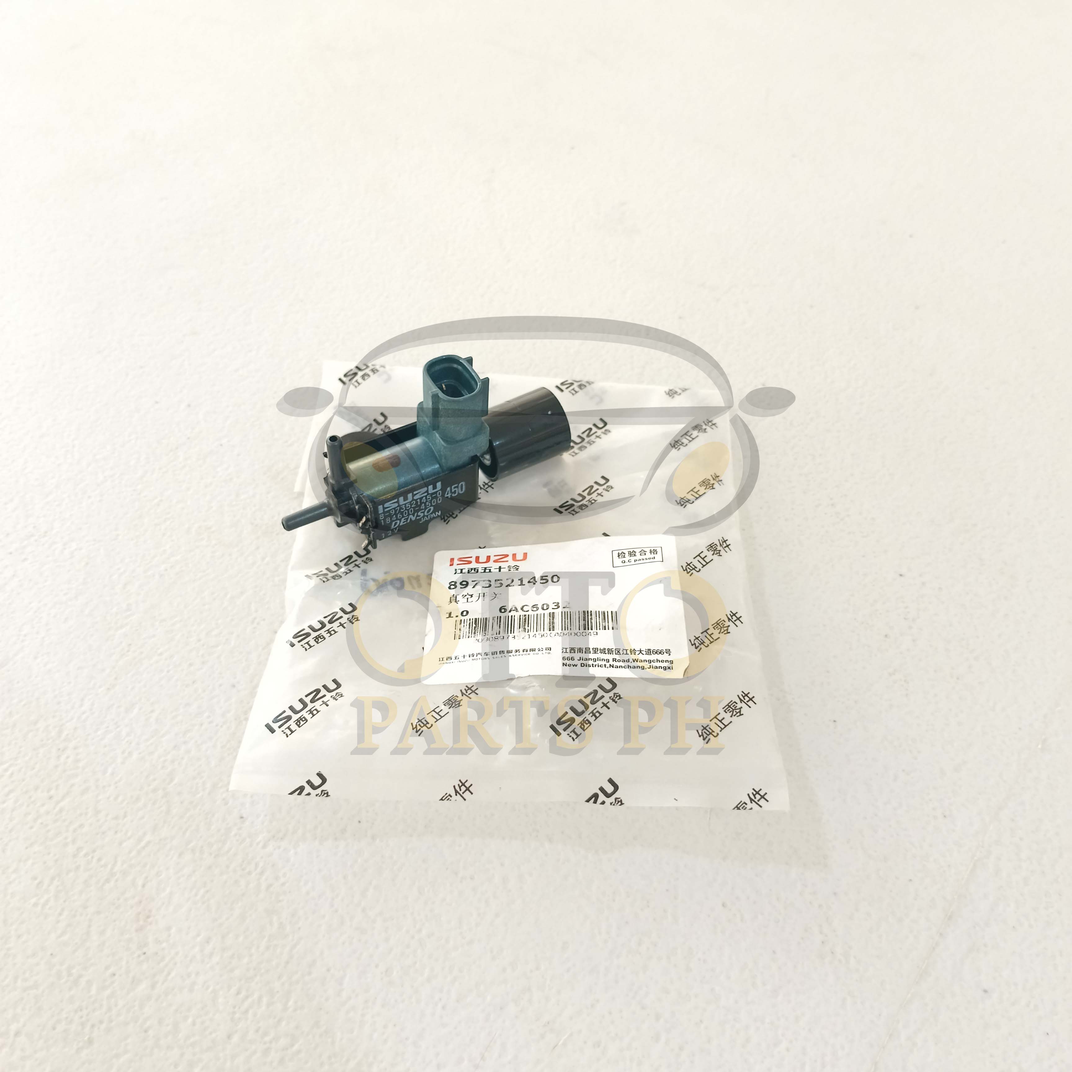Pompe à Vide Solénoïde Valve 2 PIN Pour ISUZU D-MAX I II (2007-2017) Et MU-X (2014-2016) - Pièce De Rechange