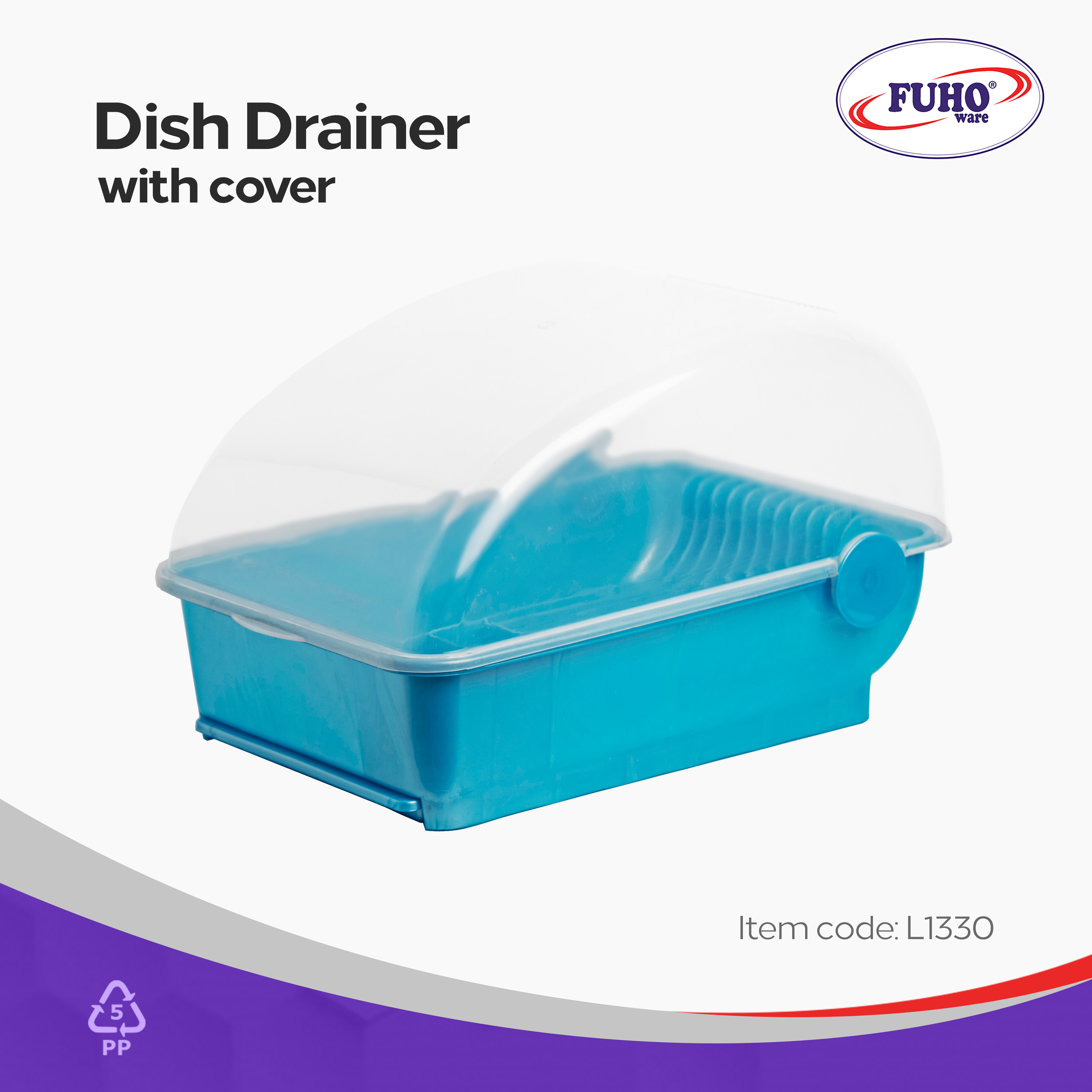 Plastic Dish Drainer With Cover