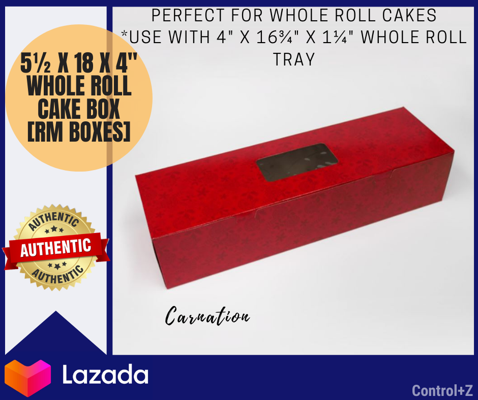 5½x18x4" Whole Roll Cake Box 20pieces/pack 20pcs 5.5x18x4 Whole Roll