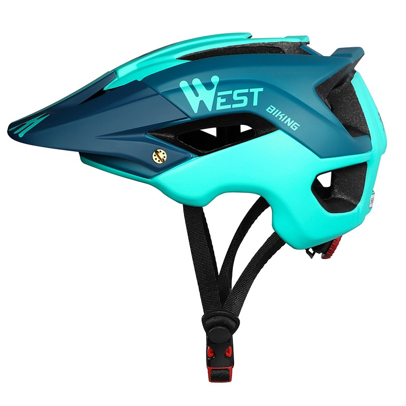 WEST การขี่มอเตอร์ไซค์ Helmet 56-62ซม.Ultralight Integrally-Molded Safety